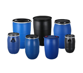 大口塑料桶：具有不凹變、質輕、無污染、耐用等良好特性，是眾多行業儲存、周轉、運輸的必選包裝之一，廣泛應用于建筑材料、化工原材料、農業肥料、食品、醫藥等行業的固體半固體產品盛裝。